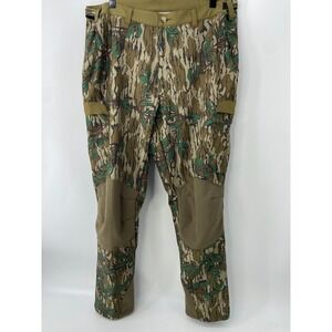 Drake Ol‎ Tom Hunting Pants Men 2XL Camo Green Leaf Turkey Gear Tactical Stretch